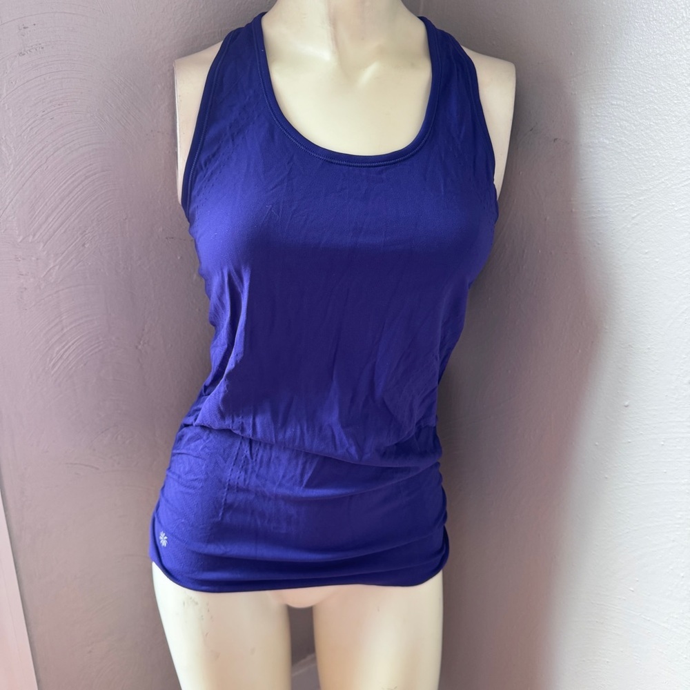 Athleta speedlight purple racer back tank top NWT size Xs